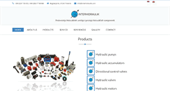 Desktop Screenshot of interhidraulik.com
